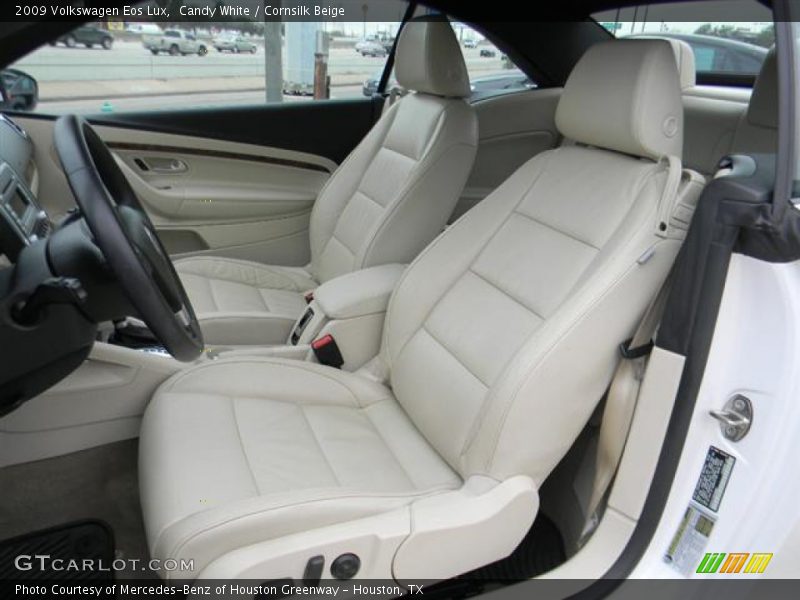 Candy White / Cornsilk Beige 2009 Volkswagen Eos Lux