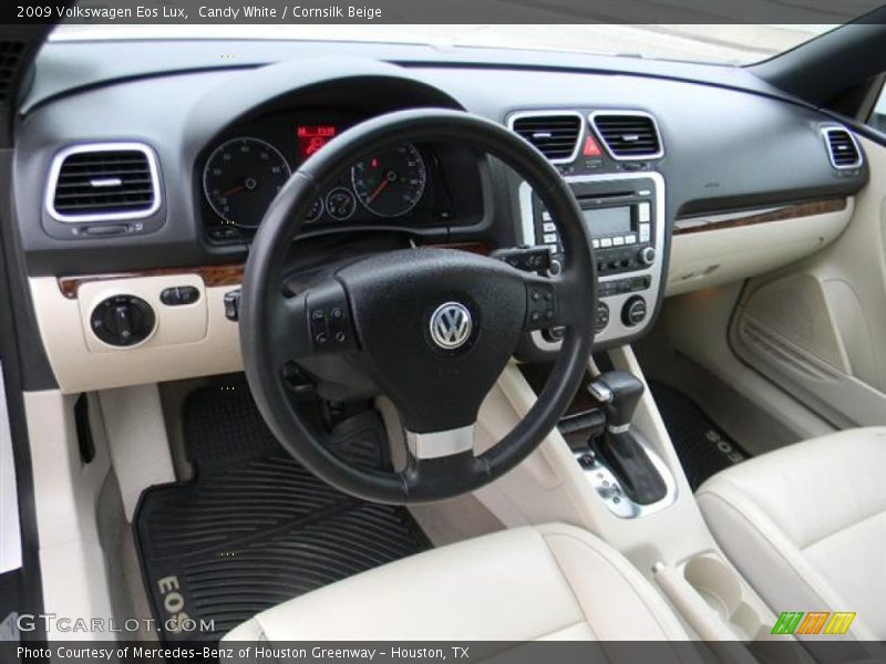 Candy White / Cornsilk Beige 2009 Volkswagen Eos Lux