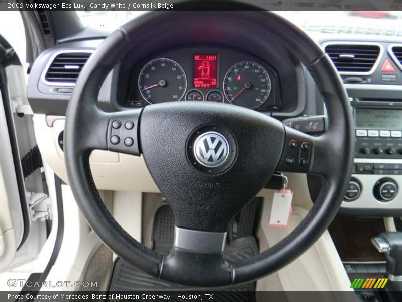 Candy White / Cornsilk Beige 2009 Volkswagen Eos Lux