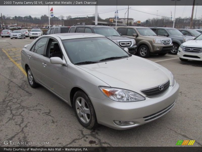 Lunar Mist Metallic / Dark Charcoal 2003 Toyota Camry SE V6