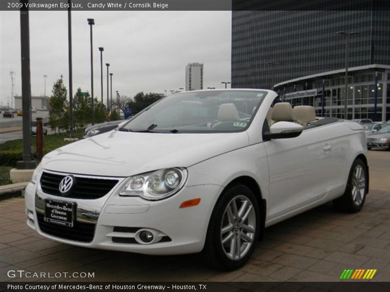 Candy White / Cornsilk Beige 2009 Volkswagen Eos Lux