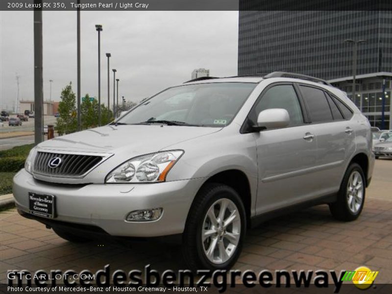 Tungsten Pearl / Light Gray 2009 Lexus RX 350