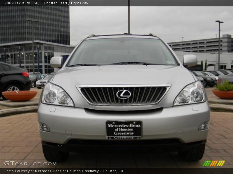 Tungsten Pearl / Light Gray 2009 Lexus RX 350