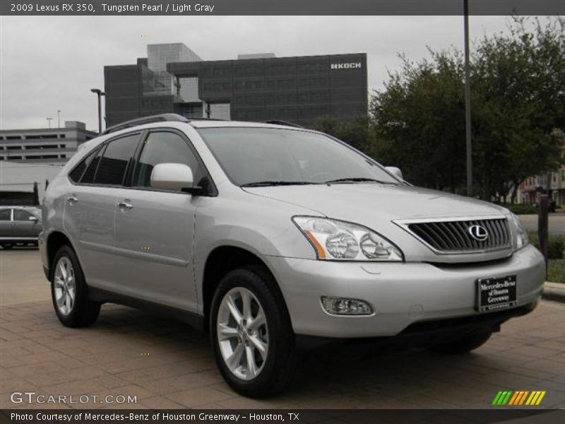 Tungsten Pearl / Light Gray 2009 Lexus RX 350