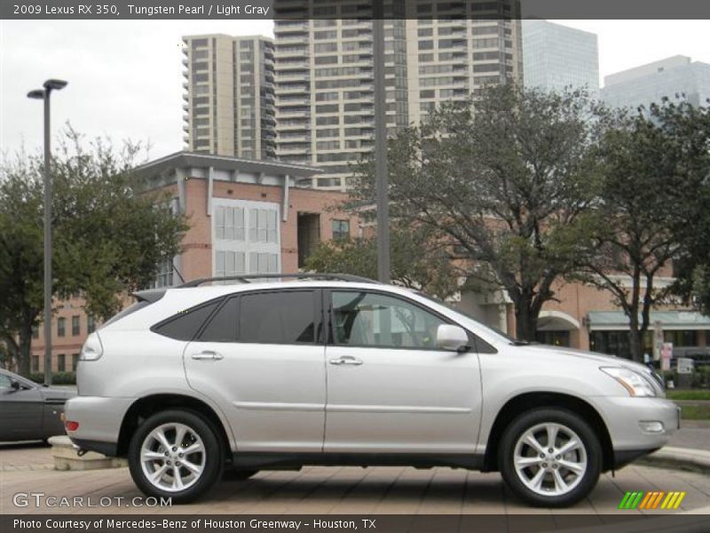 Tungsten Pearl / Light Gray 2009 Lexus RX 350