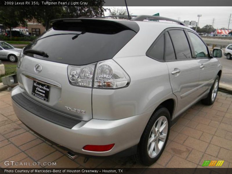 Tungsten Pearl / Light Gray 2009 Lexus RX 350