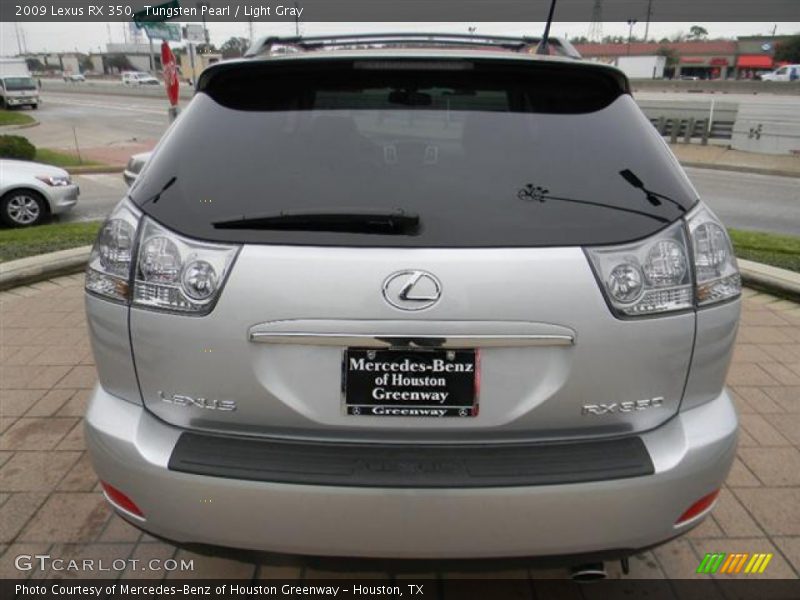 Tungsten Pearl / Light Gray 2009 Lexus RX 350