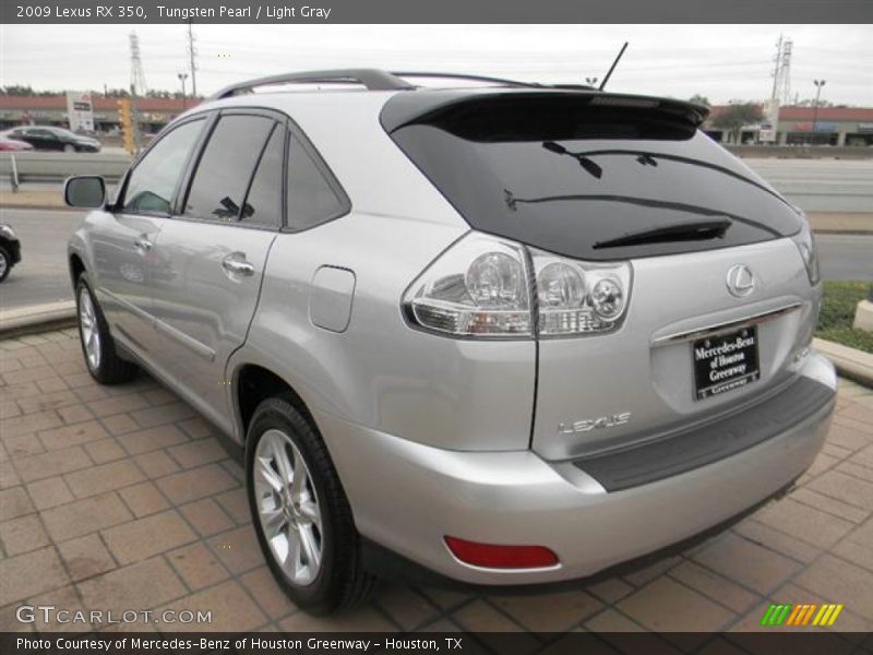 Tungsten Pearl / Light Gray 2009 Lexus RX 350