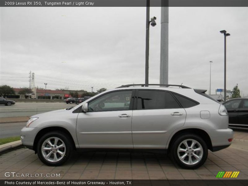 Tungsten Pearl / Light Gray 2009 Lexus RX 350