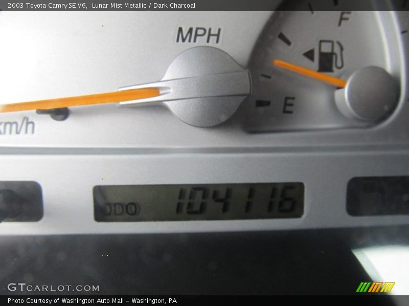 Lunar Mist Metallic / Dark Charcoal 2003 Toyota Camry SE V6