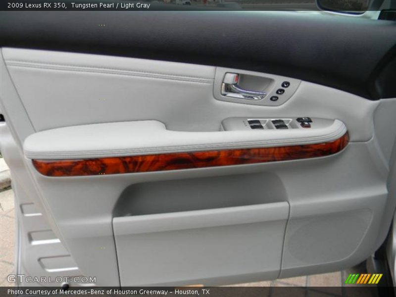Tungsten Pearl / Light Gray 2009 Lexus RX 350