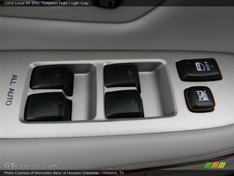 Tungsten Pearl / Light Gray 2009 Lexus RX 350