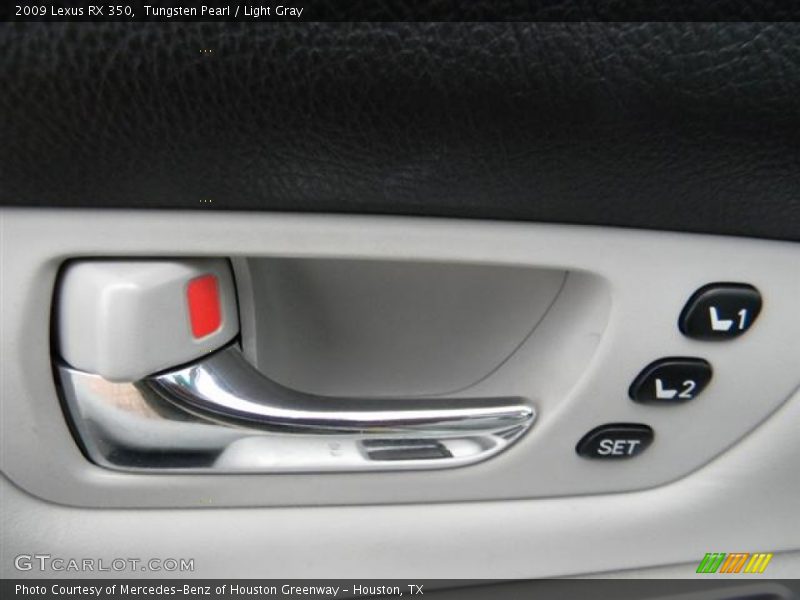Tungsten Pearl / Light Gray 2009 Lexus RX 350