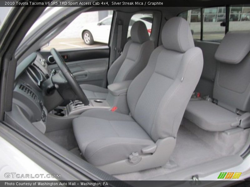 Silver Streak Mica / Graphite 2010 Toyota Tacoma V6 SR5 TRD Sport Access Cab 4x4