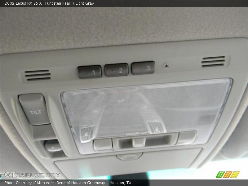 Tungsten Pearl / Light Gray 2009 Lexus RX 350