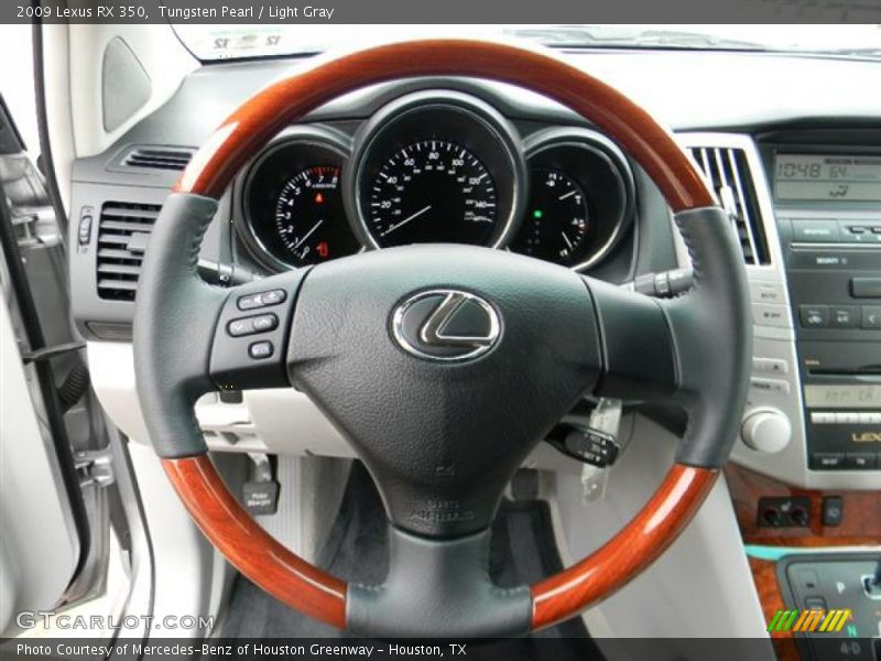 Tungsten Pearl / Light Gray 2009 Lexus RX 350