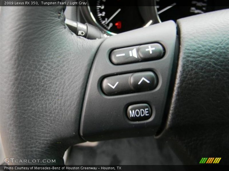 Tungsten Pearl / Light Gray 2009 Lexus RX 350