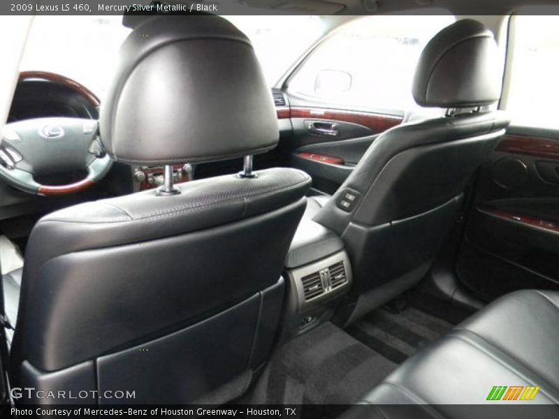 Mercury Silver Metallic / Black 2009 Lexus LS 460