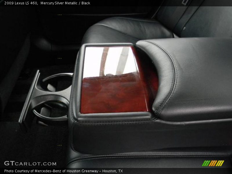 Mercury Silver Metallic / Black 2009 Lexus LS 460
