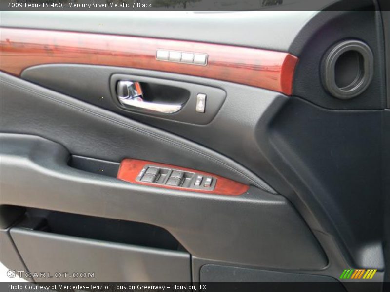 Mercury Silver Metallic / Black 2009 Lexus LS 460