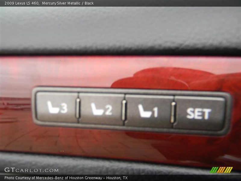 Mercury Silver Metallic / Black 2009 Lexus LS 460
