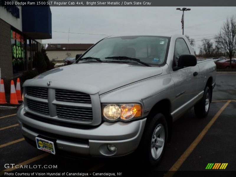 Bright Silver Metallic / Dark Slate Gray 2003 Dodge Ram 1500 SLT Regular Cab 4x4