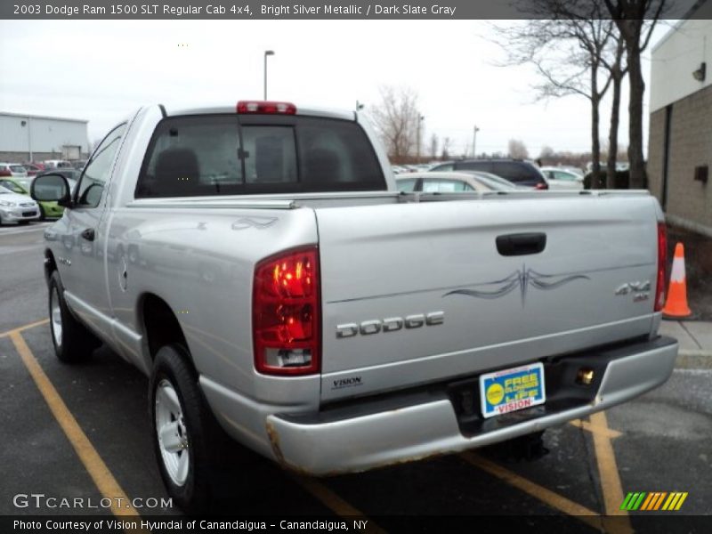 Bright Silver Metallic / Dark Slate Gray 2003 Dodge Ram 1500 SLT Regular Cab 4x4