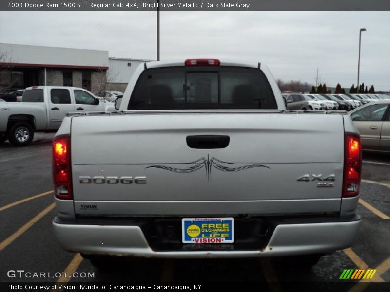 Bright Silver Metallic / Dark Slate Gray 2003 Dodge Ram 1500 SLT Regular Cab 4x4
