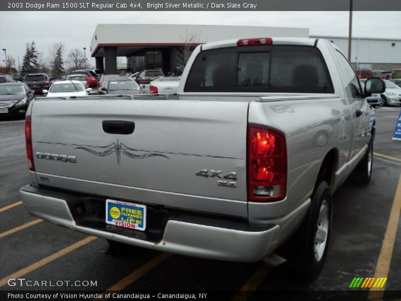 Bright Silver Metallic / Dark Slate Gray 2003 Dodge Ram 1500 SLT Regular Cab 4x4
