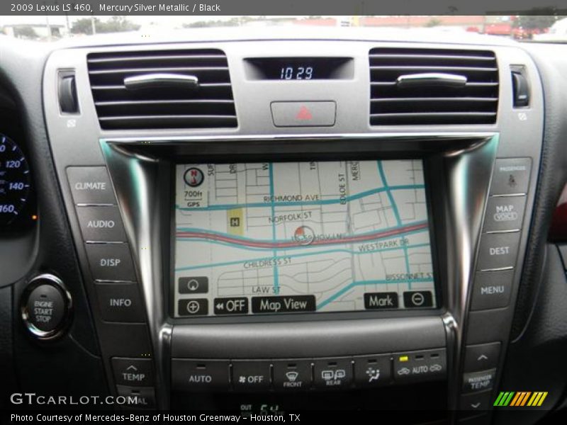 Navigation of 2009 LS 460