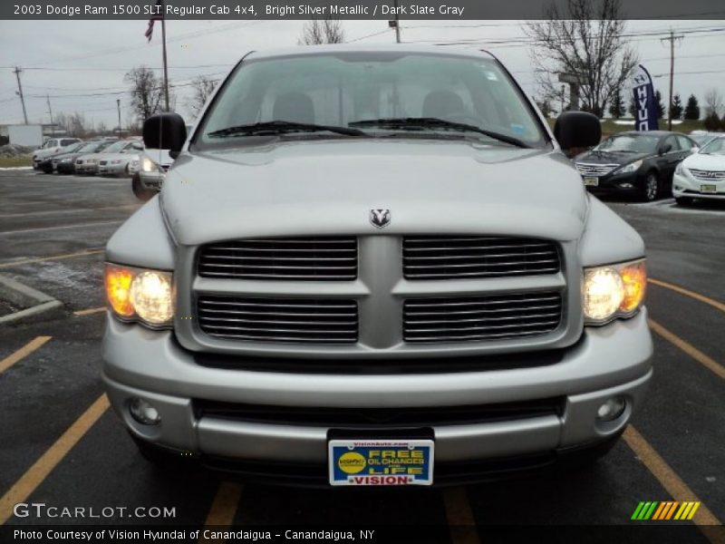 Bright Silver Metallic / Dark Slate Gray 2003 Dodge Ram 1500 SLT Regular Cab 4x4