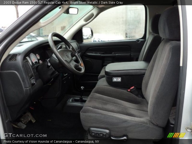 Bright Silver Metallic / Dark Slate Gray 2003 Dodge Ram 1500 SLT Regular Cab 4x4