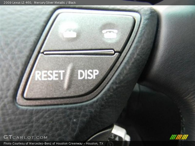 Mercury Silver Metallic / Black 2009 Lexus LS 460