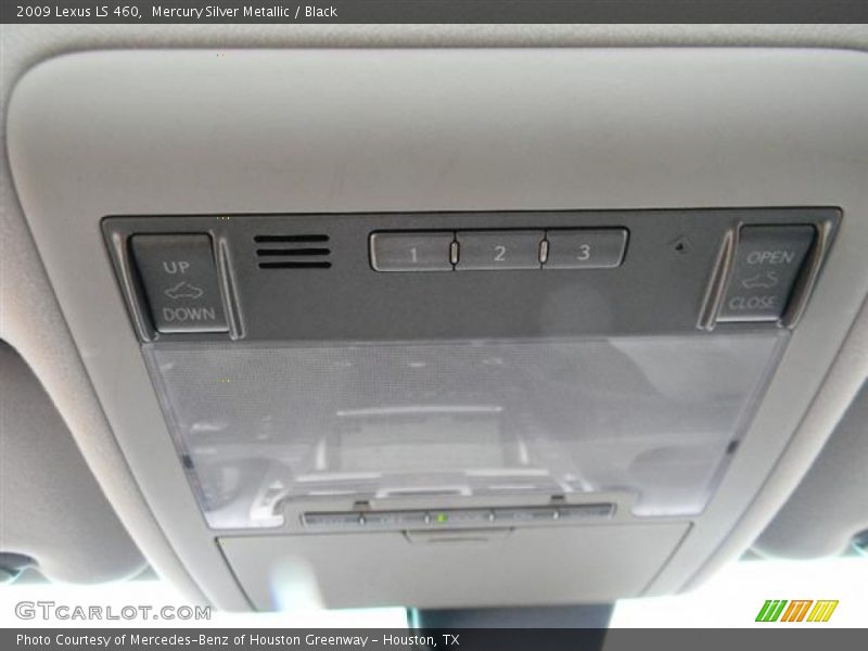 Mercury Silver Metallic / Black 2009 Lexus LS 460