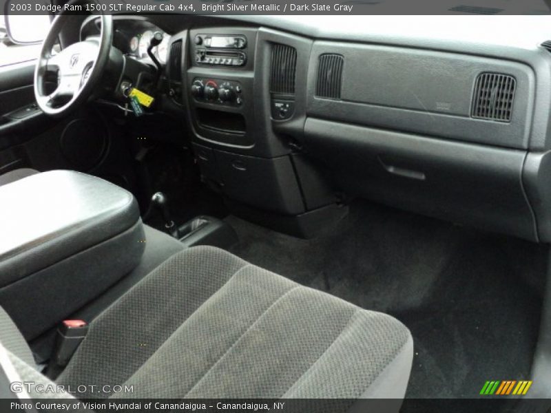 Bright Silver Metallic / Dark Slate Gray 2003 Dodge Ram 1500 SLT Regular Cab 4x4