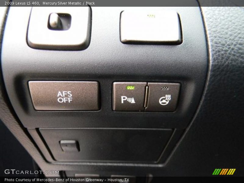 Mercury Silver Metallic / Black 2009 Lexus LS 460