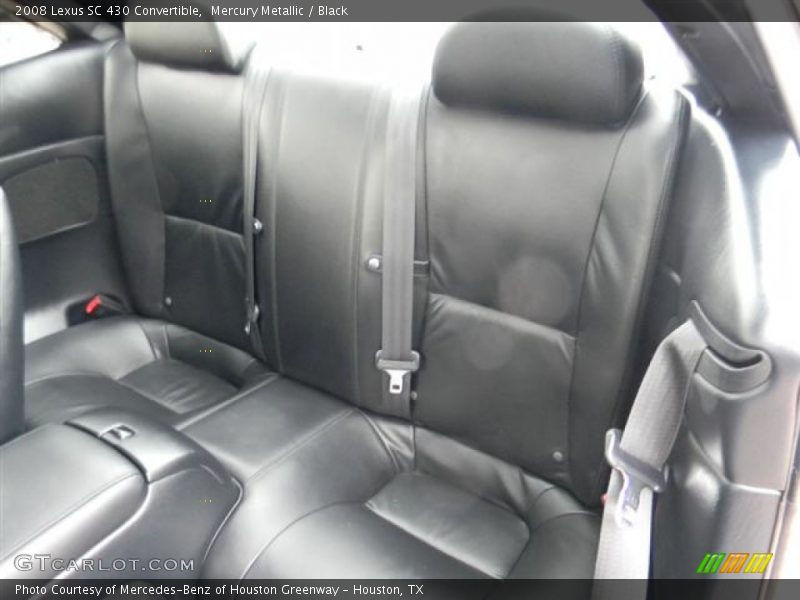 Mercury Metallic / Black 2008 Lexus SC 430 Convertible