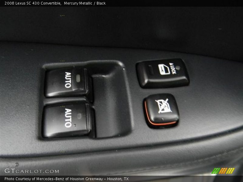 Mercury Metallic / Black 2008 Lexus SC 430 Convertible