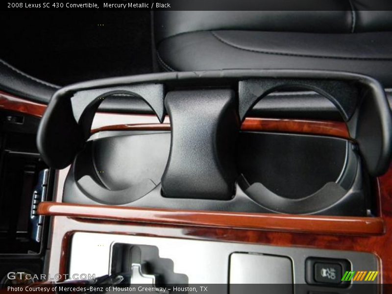 Mercury Metallic / Black 2008 Lexus SC 430 Convertible