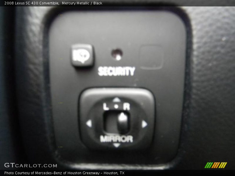 Mercury Metallic / Black 2008 Lexus SC 430 Convertible