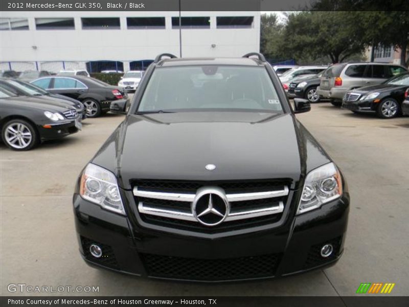 Black / Black 2012 Mercedes-Benz GLK 350