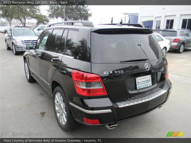 Black / Black 2012 Mercedes-Benz GLK 350