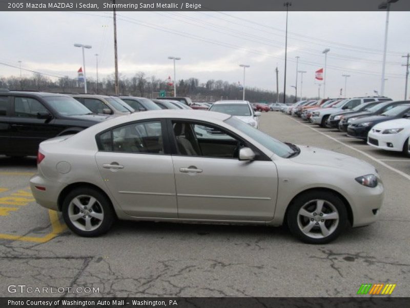 Shimmering Sand Metallic / Beige 2005 Mazda MAZDA3 i Sedan
