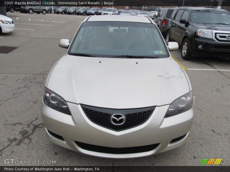 Shimmering Sand Metallic / Beige 2005 Mazda MAZDA3 i Sedan