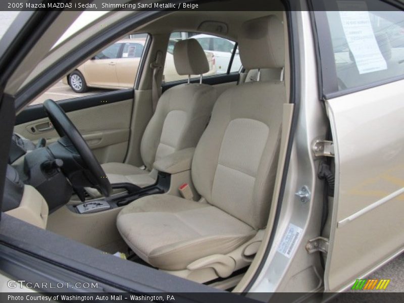 Shimmering Sand Metallic / Beige 2005 Mazda MAZDA3 i Sedan