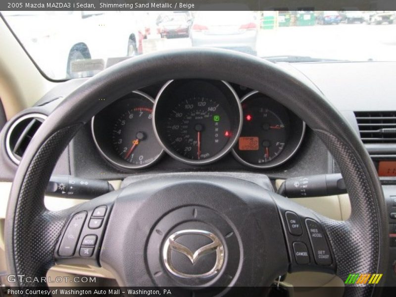 Shimmering Sand Metallic / Beige 2005 Mazda MAZDA3 i Sedan