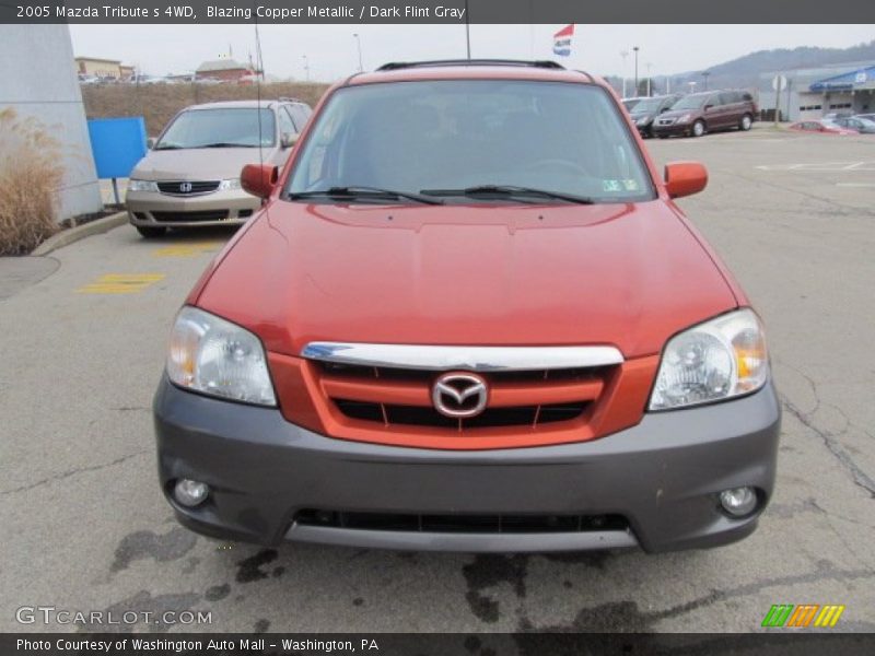 Blazing Copper Metallic / Dark Flint Gray 2005 Mazda Tribute s 4WD