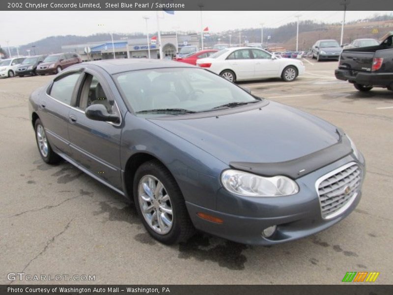 Steel Blue Pearl / Sandstone 2002 Chrysler Concorde Limited