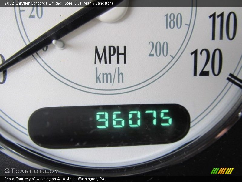 Steel Blue Pearl / Sandstone 2002 Chrysler Concorde Limited