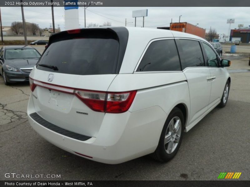 Taffeta White / Truffle 2012 Honda Odyssey Touring